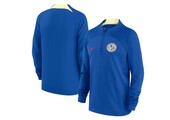 Nike Club America 2023 - 24   Academy Pro Training Drill Top - Blue Jay/Lemon Chiffon/Habanero Red