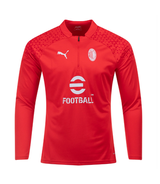 Puma Puma AC Milan 2023-24 Quarter Zip Training Top - Red