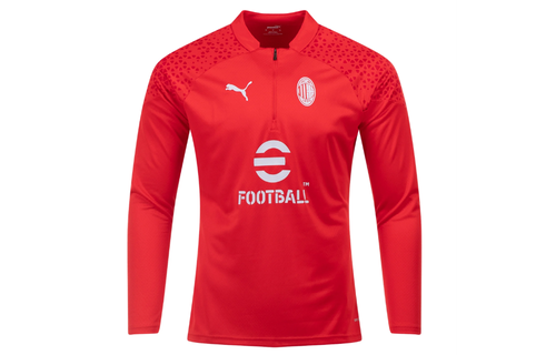 Puma AC Milan 2023-24 Quarter Zip Training Top - Red