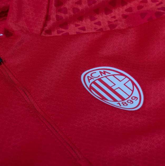 Puma AC Milan 2023-24 Quarter Zip Training Top - Red
