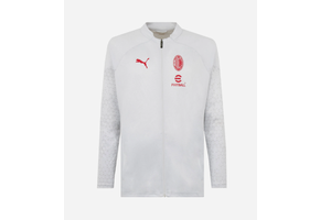 Puma AC Milan 2023-24 Full Zip Training Jacket - Feather Gray/Red
