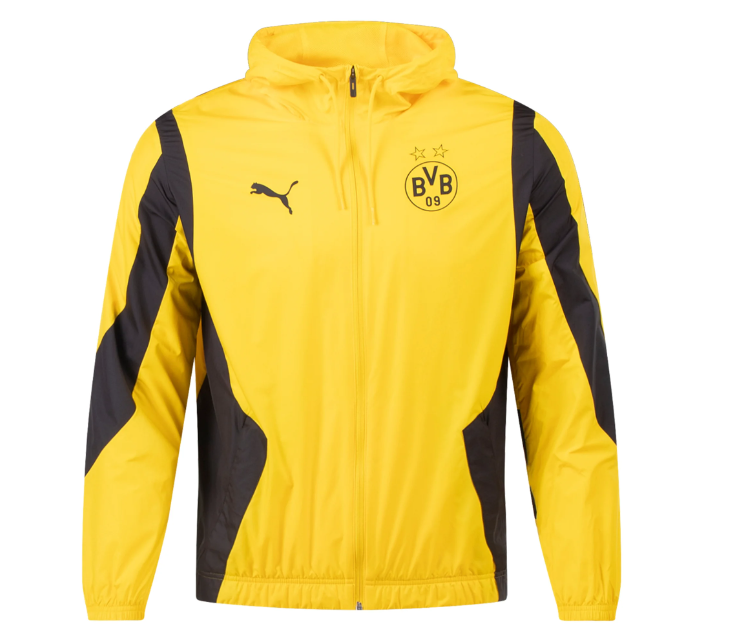 Puma BVB Borussia Dortmund  2023-24 Anthem Training Jacket - Yellow/Black