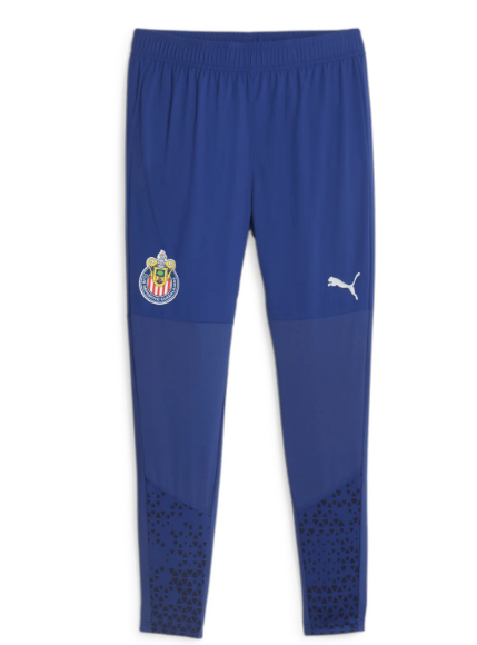 Puma Chivas DG  2023-24 Training Pants - Elektro Blue/Silver