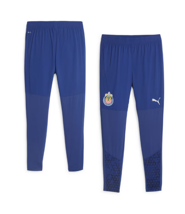 Puma Puma Chivas DG  2023-24 Training Pants - Elektro Blue/Silver