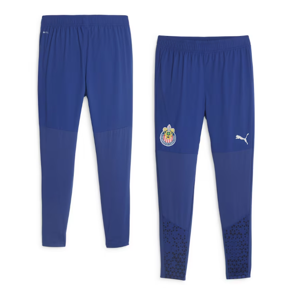 Puma Chivas DG  2023-24 Training Pants - Elektro Blue/Silver