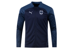 Puma Monterrey 2023 - 24  Prematch Soccer Training Jacket- Navy/Peacoat