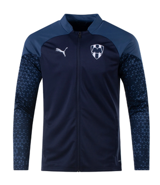 Puma Puma Monterrey 2023 - 24  Prematch Soccer Training Jacket- Navy/Peacoat