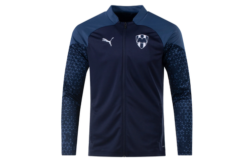 Puma Monterrey 2023 - 24  Prematch Soccer Training Jacket- Navy/Peacoat
