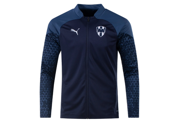 Puma Monterrey 2023 - 24  Prematch Soccer Training Jacket- Navy/Peacoat