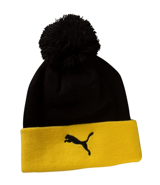 Puma Puma BVB Borussia Dortmund 2023 / 24 Pompom Beanie - Yellow/Black