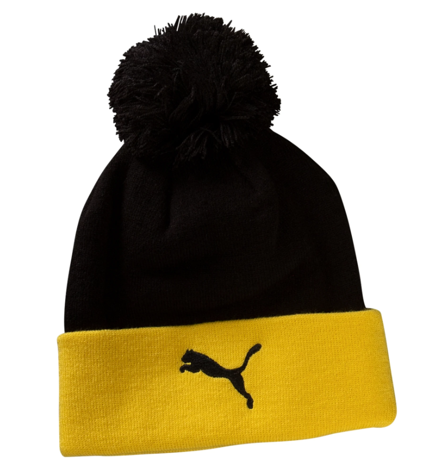 Puma BVB Borussia Dortmund 2023 / 24 Pompom Beanie - Yellow/Black