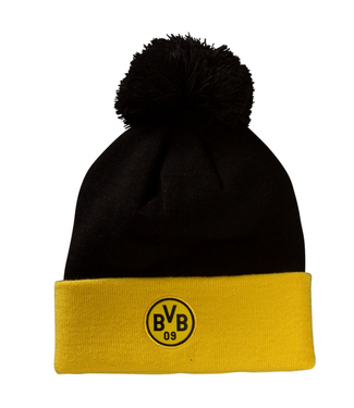 Puma Puma BVB Borussia Dortmund 2023 / 24 Pompom Beanie - Yellow/Black