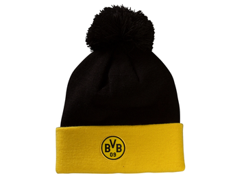 Puma BVB Borussia Dortmund 2023 / 24 Pompom Beanie - Yellow/Black