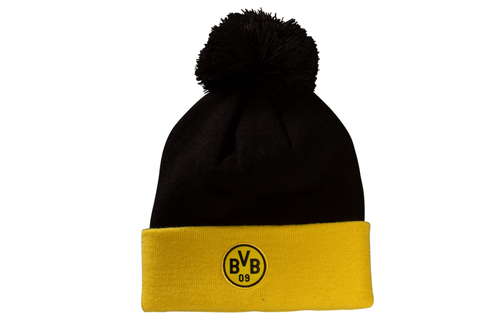 Puma BVB Borussia Dortmund 2023 / 24 Pompom Beanie - Yellow/Black