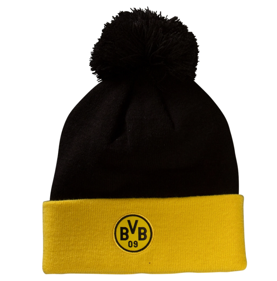 Puma BVB Borussia Dortmund 2023 / 24 Pompom Beanie - Yellow/Black