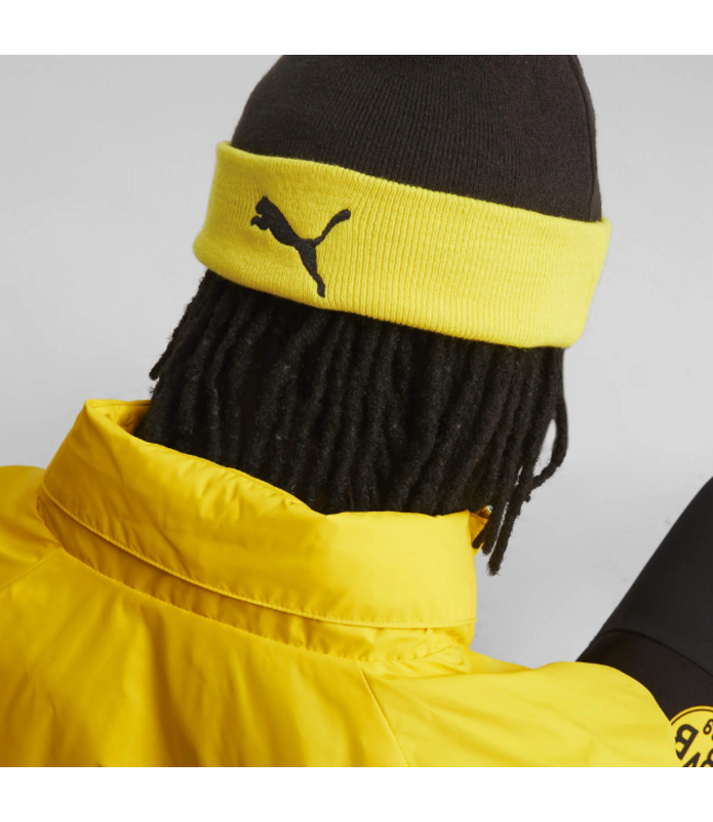 Puma Puma BVB Borussia Dortmund 2023 / 24 Pompom Beanie - Yellow/Black