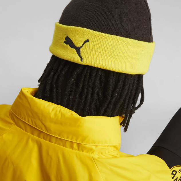 Puma BVB Borussia Dortmund 2023 / 24 Pompom Beanie - Yellow/Black