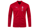 Puma AC Milan 2023-24 Full Zip Training Jacket - Red/Feather Gray