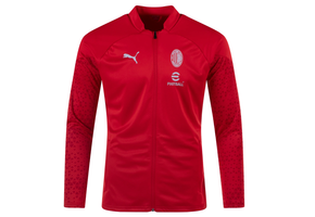 Puma AC Milan 2023-24 Full Zip Training Jacket - Red/Feather Gray