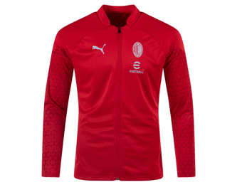 Puma AC Milan 2023-24 Full Zip Training Jacket - Red/Feather Gray