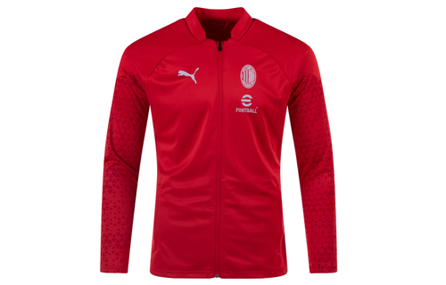 Puma AC Milan 2023-24 Full Zip Training Jacket - Red/Feather Gray