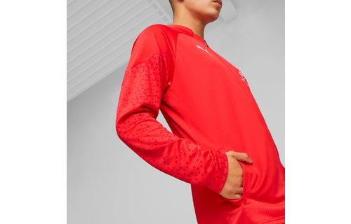 Puma AC Milan 2023-24 Full Zip Training Jacket - Red/Feather Gray