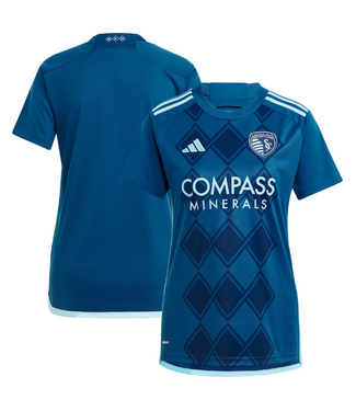 adidas adidas Sporting Kansas City 2024 -25 Womens Away Jersey - Night Marine