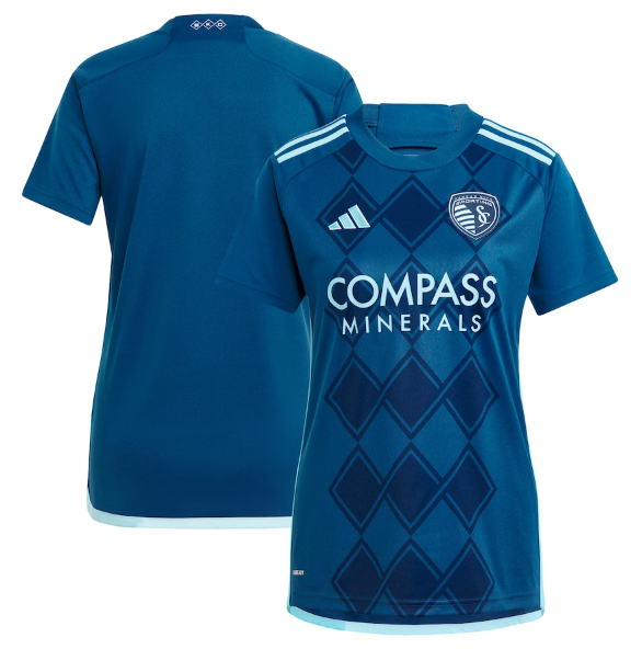 adidas Sporting Kansas City 2024 -25 Womens Away Jersey - Night Marine