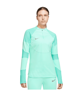 Nike Nike Womens Therma-Fit Strike 1/4-Zip Soccer Drill Top - Green Glow/Light Menta