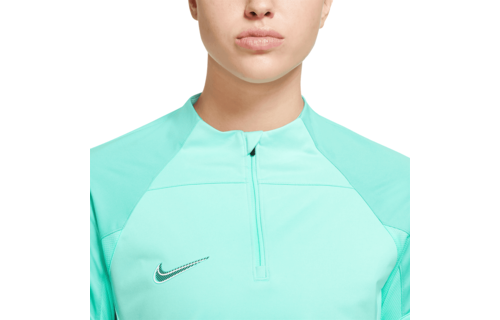 Nike Womens Therma-Fit Strike 1/4-Zip Soccer Drill Top - Green Glow/Light Menta