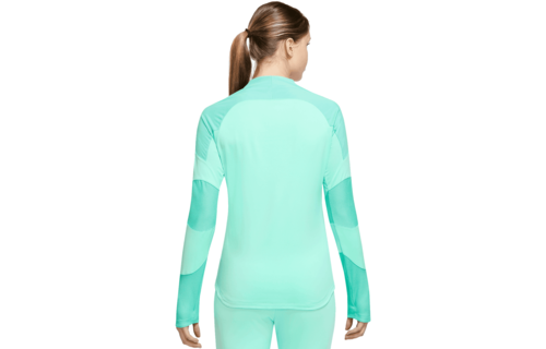 Nike Womens Therma-Fit Strike 1/4-Zip Soccer Drill Top - Green Glow/Light Menta