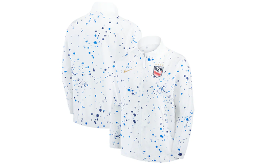 Nike USA United States Womens WWC 2023 - 24 Anthem Jacket - White/Gold