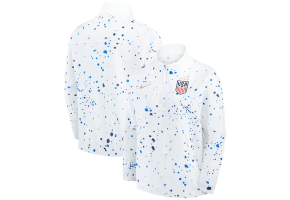 Nike USA United States Womens WWC 2023 - 24 Anthem Jacket - White/Gold