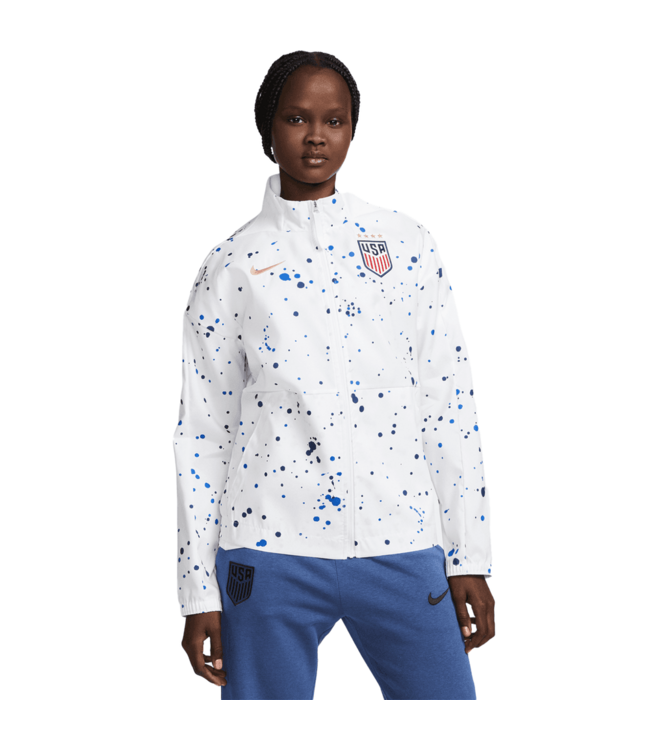 Nike Nike USA United States Womens WWC 2023 - 24 Anthem Jacket - White/Gold