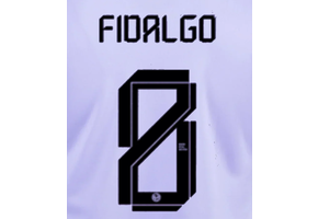 Fidalgo # 8 Club America 23/24 Third Nameset - Black