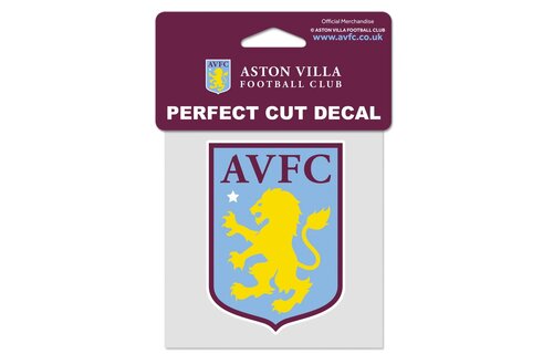 WinCraft Aston Villa 4'x 4' Perfect Cut Decal