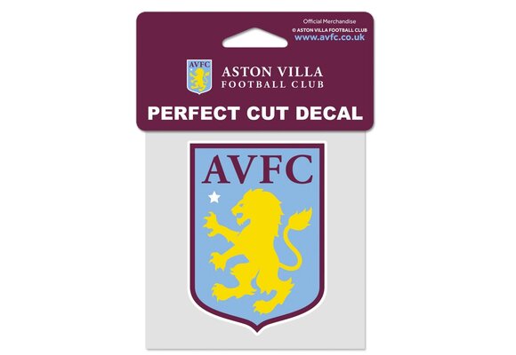WinCraft Aston Villa 4'x 4' Perfect Cut Decal