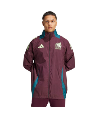 adidas adidas Mexico Copa America 2024 AW Jacket - Burgundy