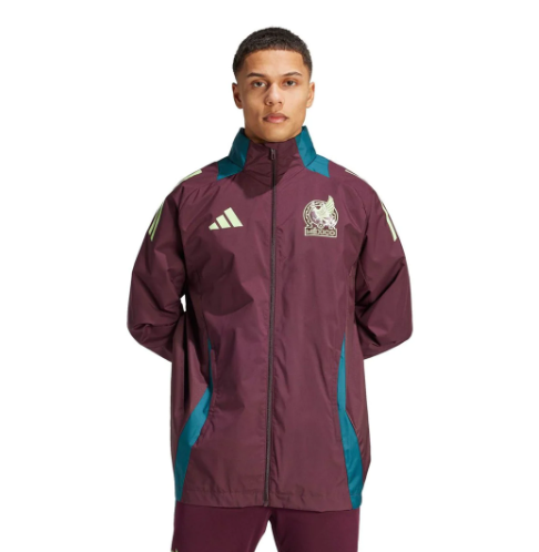 adidas Mexico Copa America 2024 AW Jacket - Burgundy