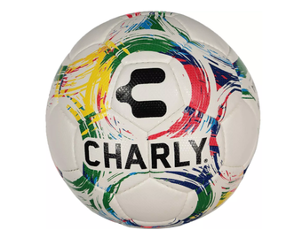 Charly International Hall Of Fame Soccer Ball - White/Multi
