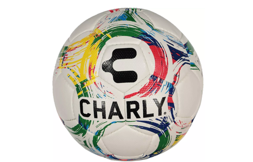 Charly International Hall Of Fame Soccer Ball - White/Multi
