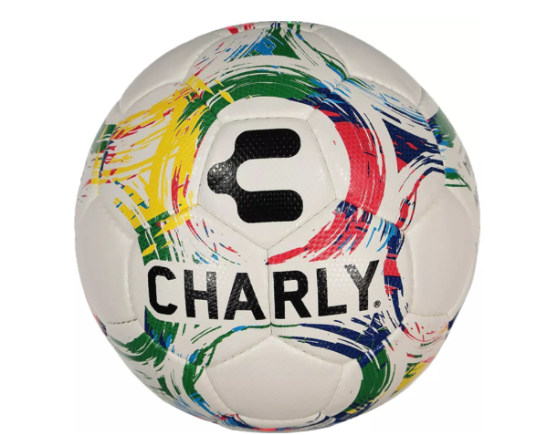 Charly International Hall Of Fame Soccer Ball - White/Multi