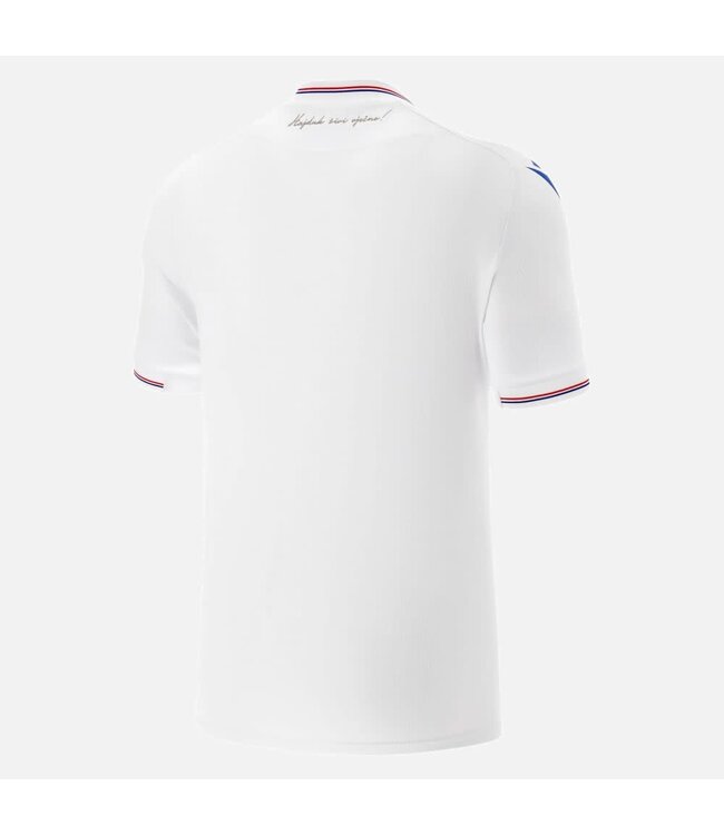 Macron Macron Hajduk Split 2023 - 24 Authentic Home Jersey - White/Royal/Red