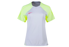 Nike Womens Dri-Fit Strike Soccer Jersey  - Grey/Lime/Summit White
