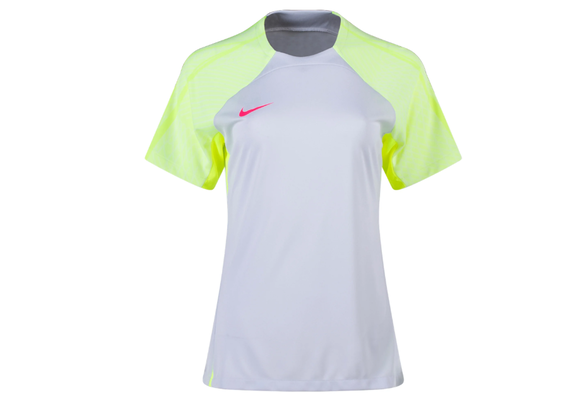 Nike Womens Dri-Fit Strike Soccer Jersey  - Grey/Lime/Summit White