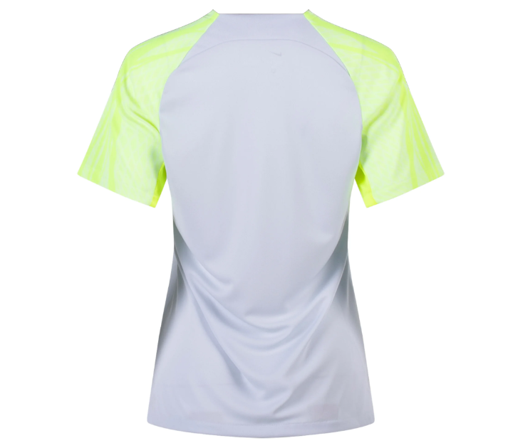 Nike Womens Dri-Fit Strike Soccer Jersey  - Grey/Lime/Summit White