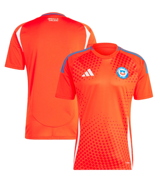 adidas adidas Chile Copa America 2024 Home Soccer Jersey- Active Red