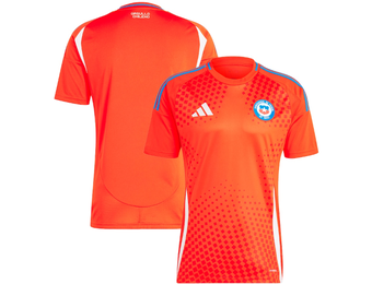 adidas Chile Copa America 2024 Home Soccer Jersey- Active Red