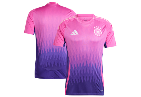 adidas Germany Euro 2024 Away Jersey - Lucid Fuchsia/Purple