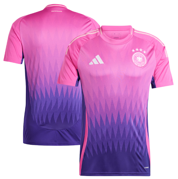 adidas Germany Euro 2024 Away Jersey - Lucid Fuchsia/Purple